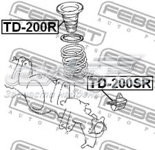 Буфер (отбойник) амортизатора заднего TD200R Febest