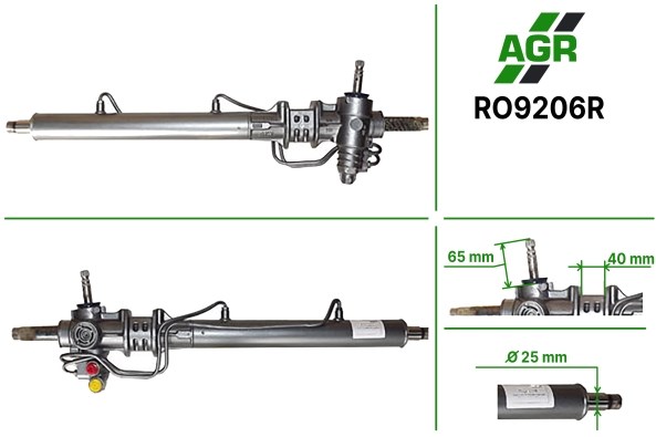 RO206 MSG cremalheira da direção