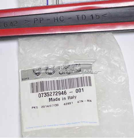 735272946 Fiat/Alfa/Lancia Moldura da porta traseira direita