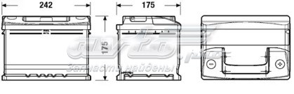 Купить Аккумулятор Deta 60 А/ч (DC542)