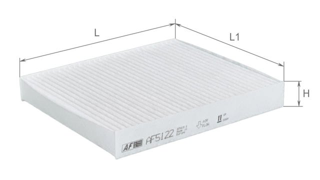 Купить AF5122 Alpha Filter Фильтр салона угольный