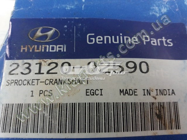 2312002590 Hyundai/Kia звездочка-шестерня привода коленвала двигателя