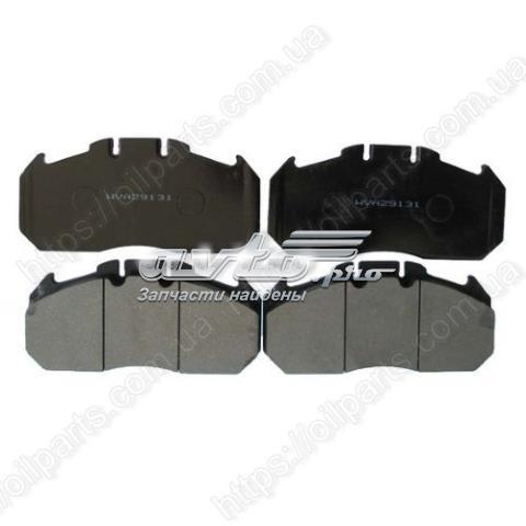 Колодки тормозные задние дисковые BPW 0980106450