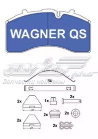 Колодки тормозные задние дисковые WAGNER 2915804950
