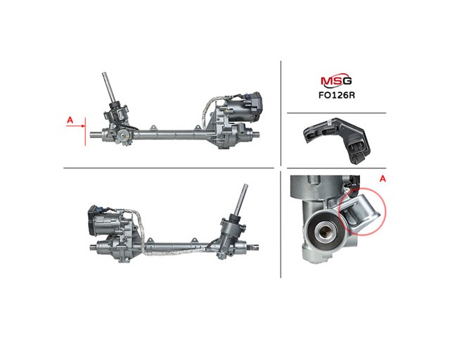 Реечный рулевой механизм Ford EP5C3D080AC цена, от 792.60 USD