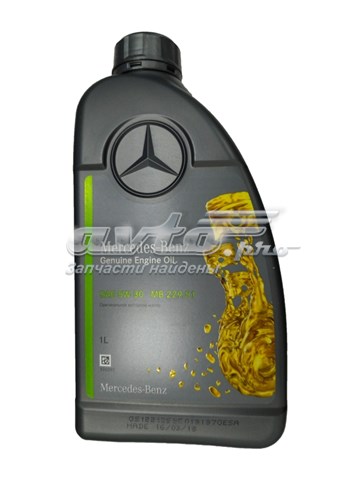 Моторное масло A000989760211BLER Mercedes