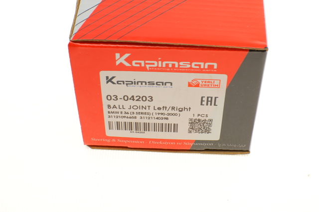 0304203 Kapimsan Палец шаровой нижний