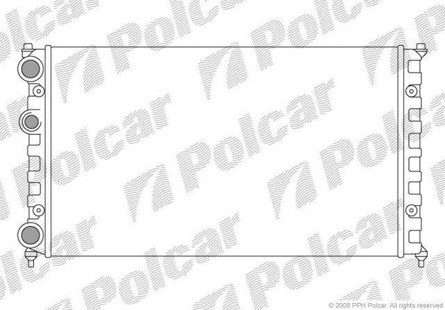 Радиатор 6713086 Polcar