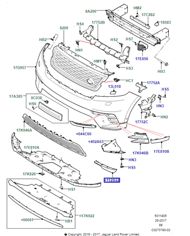 Land Rover LR111538 цена, от 72.59 USD