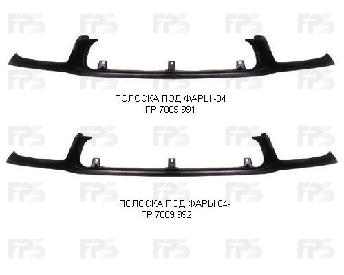 Накладка фар нижняя FPS FP7009992 цена, от 42.62 USD