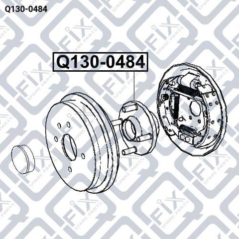 Ступица заднего колеса Q-fix Q1300484