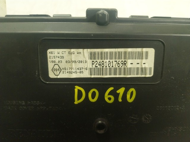 Приборная доска (щиток приборов) Renault (RVI) 248101769R цена, от 12.03 USD