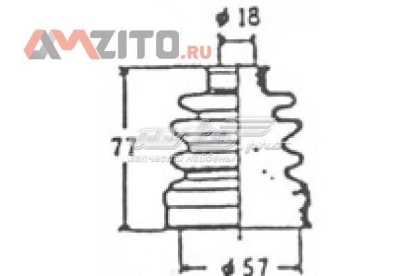 Пыльник ШРУСа внутренний CD28003 Jikiu