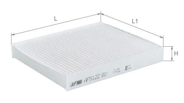 Купить AF5122 Alpha Filter Фильтр салона угольный