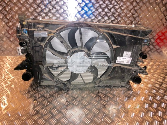 Электровентилятор охлаждения в сборе (мотор+крыльчатка) на Chevrolet Cruze J300