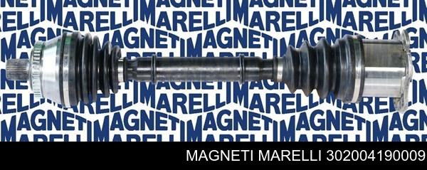 Полуось (привод) передняя Magneti Marelli 302004190009