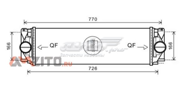 Интеркулер MSA4582 AVA