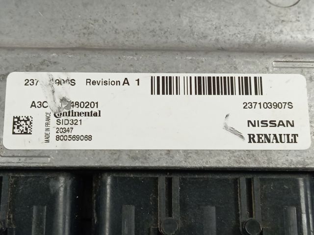 Блок управления двигателем 237103907S Renault (RVI)