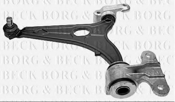 BCA6728 Borg&beck braço oscilante inferior esquerdo de suspensão dianteira