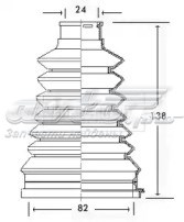 Пыльник ШРУСа наружный BCB2226 Borg&beck