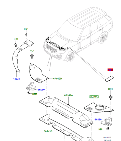  Land Rover CPLA6A950CA