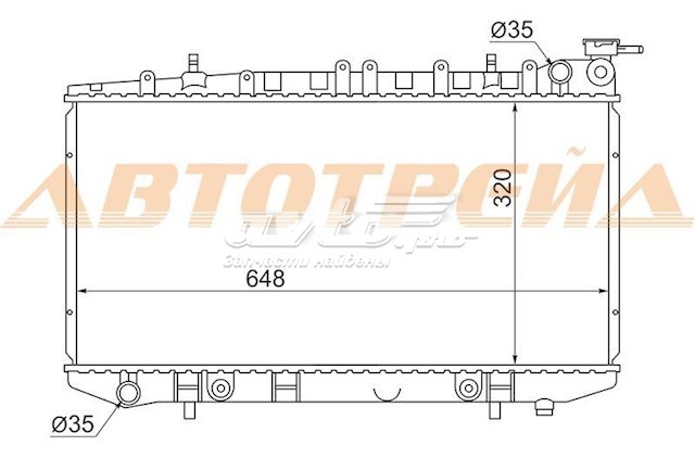 Радиатор NS000114 SAT