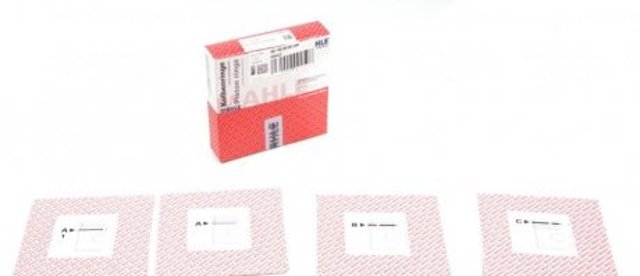Комплект поршневых колец на 1 цилиндр, STD Mahle Original 681RS001060N0