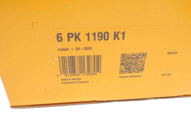 Ремень приводной 6PK1190K1 Continental/Siemens