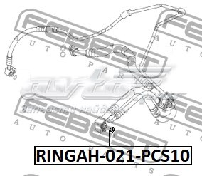 13153249 Peugeot/Citroen vedante anular de mangueira do compressor de injeção