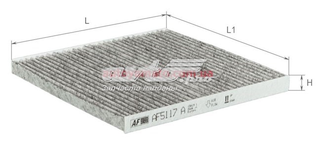 Воздушный фильтр салона Alpha Filter AF5117A