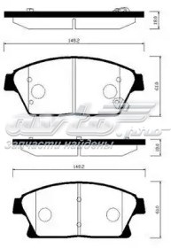 Колодки дисковые  HSB HP2026 цена, от 17.56 USD