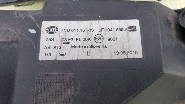 4452013LUE Depo/Loro/Abakus Противотуманная фара левая