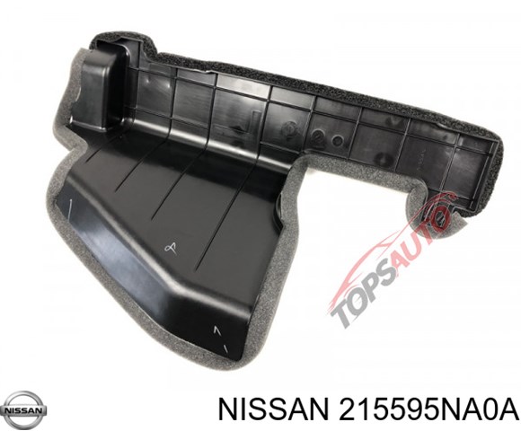 Воздуховод/дефлектор радиатора, левый Nissan/Infiniti 215595NA0A
