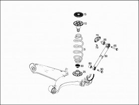 A4473241204 Mercedes Пружина задняя правая