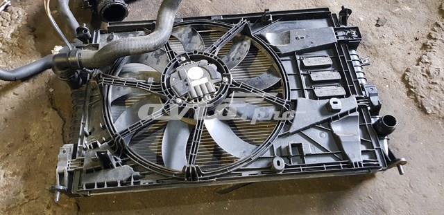 Купить 9805897480 Peugeot/Citroen Диффузор вентилятора в сборе с мотором и крыльчаткой