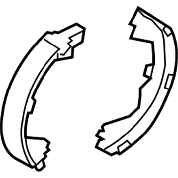 58305A9A00 Hyundai/Kia Тормозные колодки ручника