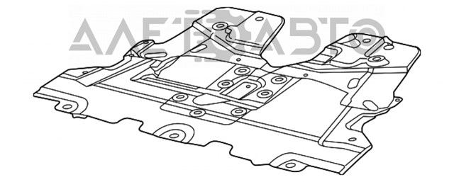 Proteção de motor, de panela (da seção de motor) para Fiat 500 (334)