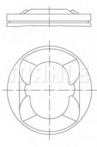Поршень в сборе Mahle Original 081PI00110000 цена, от 101.55 USD