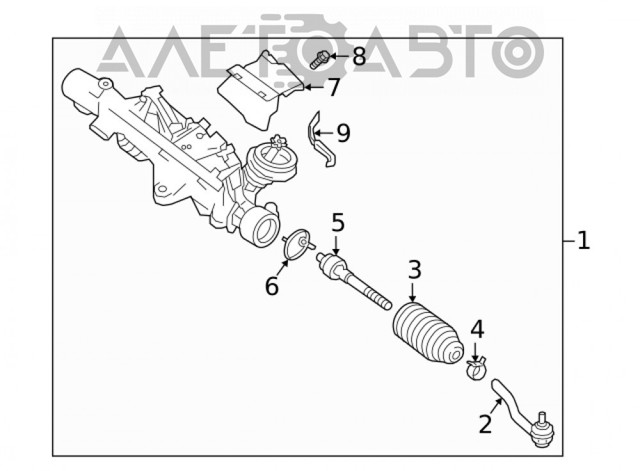 CEN160L CTR Наружный наконечник рулевой тяги