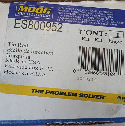 Рулевой наконечник Moog ES800952 цена, от 19.47 USD