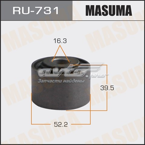 Сайлентблок амортизатора переднего Masuma RU731 цена, от 15.22 USD