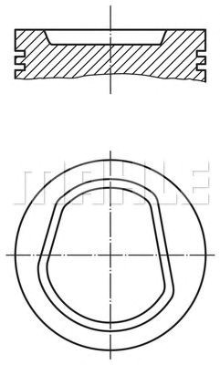 Поршень в зборі 304202 MAHLE