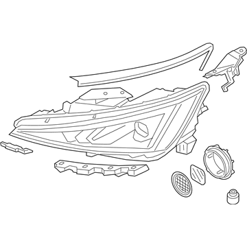 Купить FP3263R1T TYC Фара левая передняя