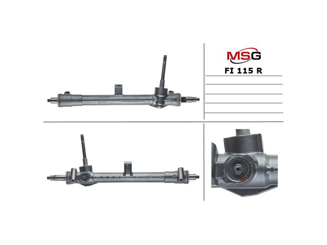 Рулевая рейка FI115R MSG Rebuilding