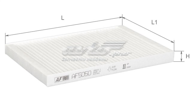 Купить AF5050 Alpha Filter Фильтр салона угольный