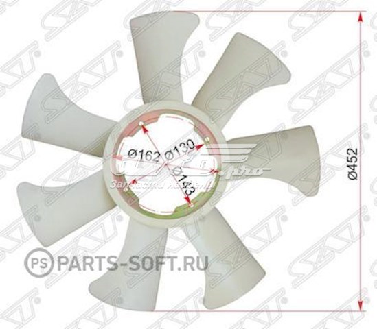 ST2106003J00 SAT Крыльчатка радиатора охлаждения