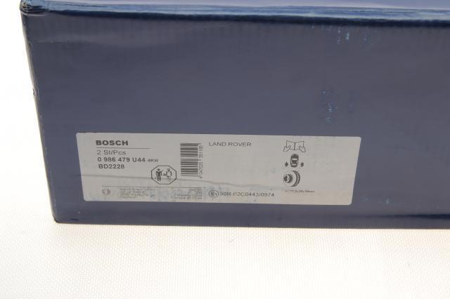 Задний дисковый тормоз Bosch 0986479U44