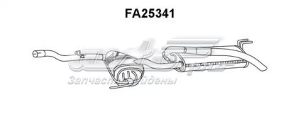 Глушитель задний FA25341 Veneporte