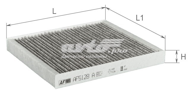 Фильтр салона AF5128A Alpha Filter