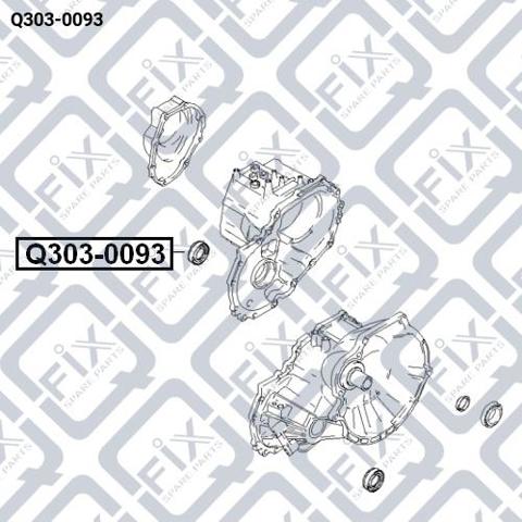 Сальник полуоси Q3030093 Q-fix